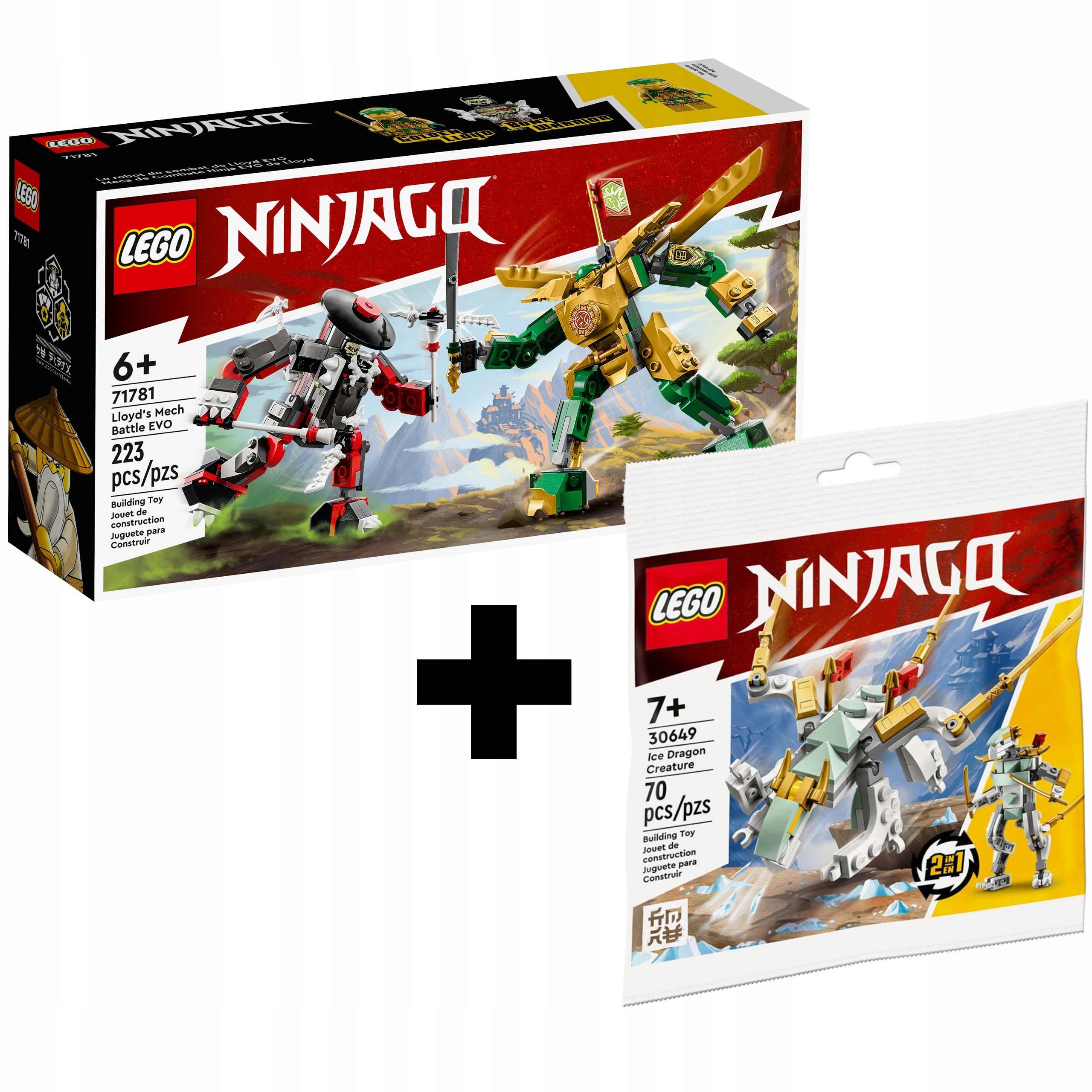 

Lego Ninjago Lloyd Zbroja Mechy Roboty Walka 71781