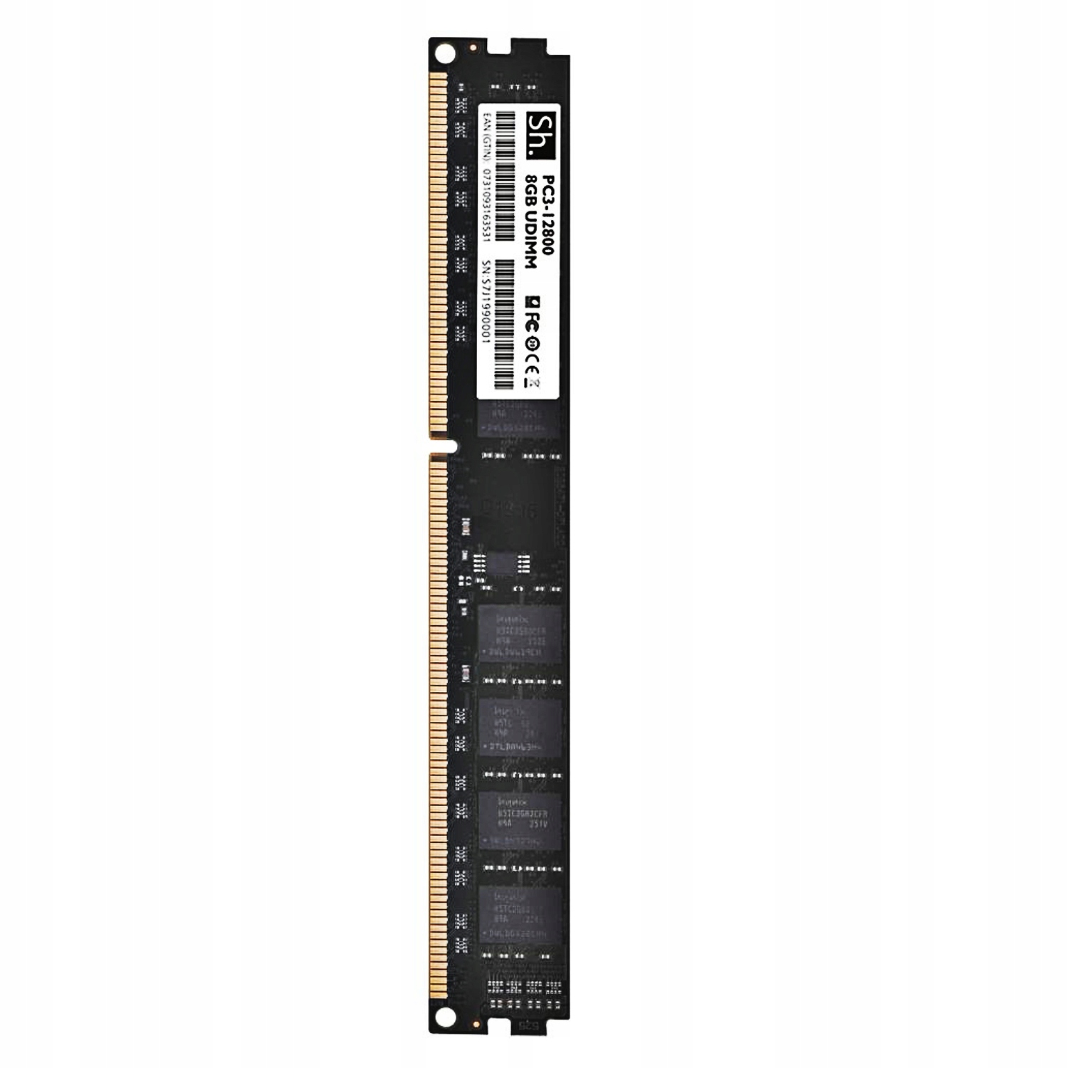 Pamięć RAM do PC Sh. DDR3 UDIMM 1600mHz 8GB Kod producenta SHDDR3PC8GB