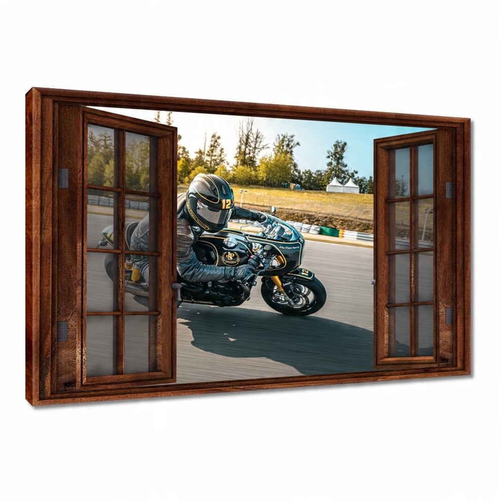 

Obrazy na płótnie 120x80 Motor Ścigacz Triumph
