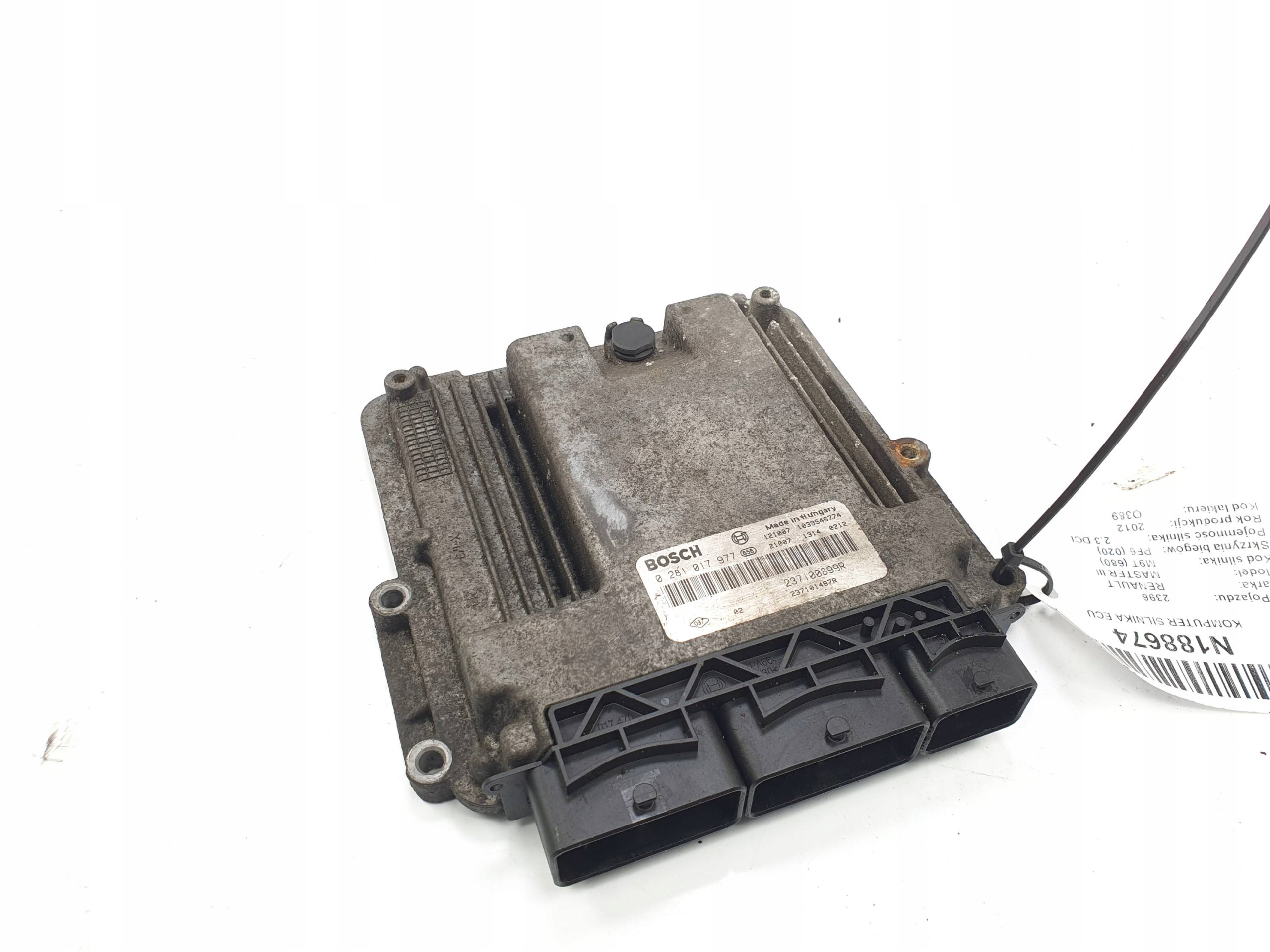 computer motore ECU 237100899R RENAULT MASTER III