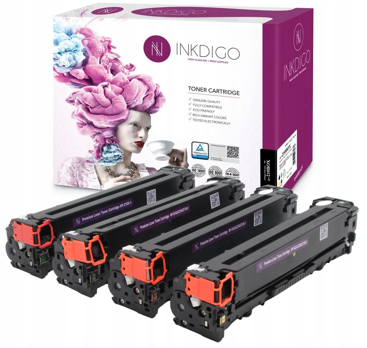 

4x Toner Do Hp 131A CF210X CF211A CF212A CF213A