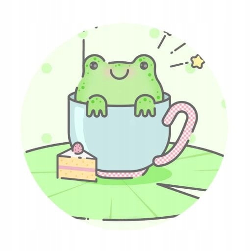 

Przypinka Frog Kawaii żaba żabcka cute 58mm