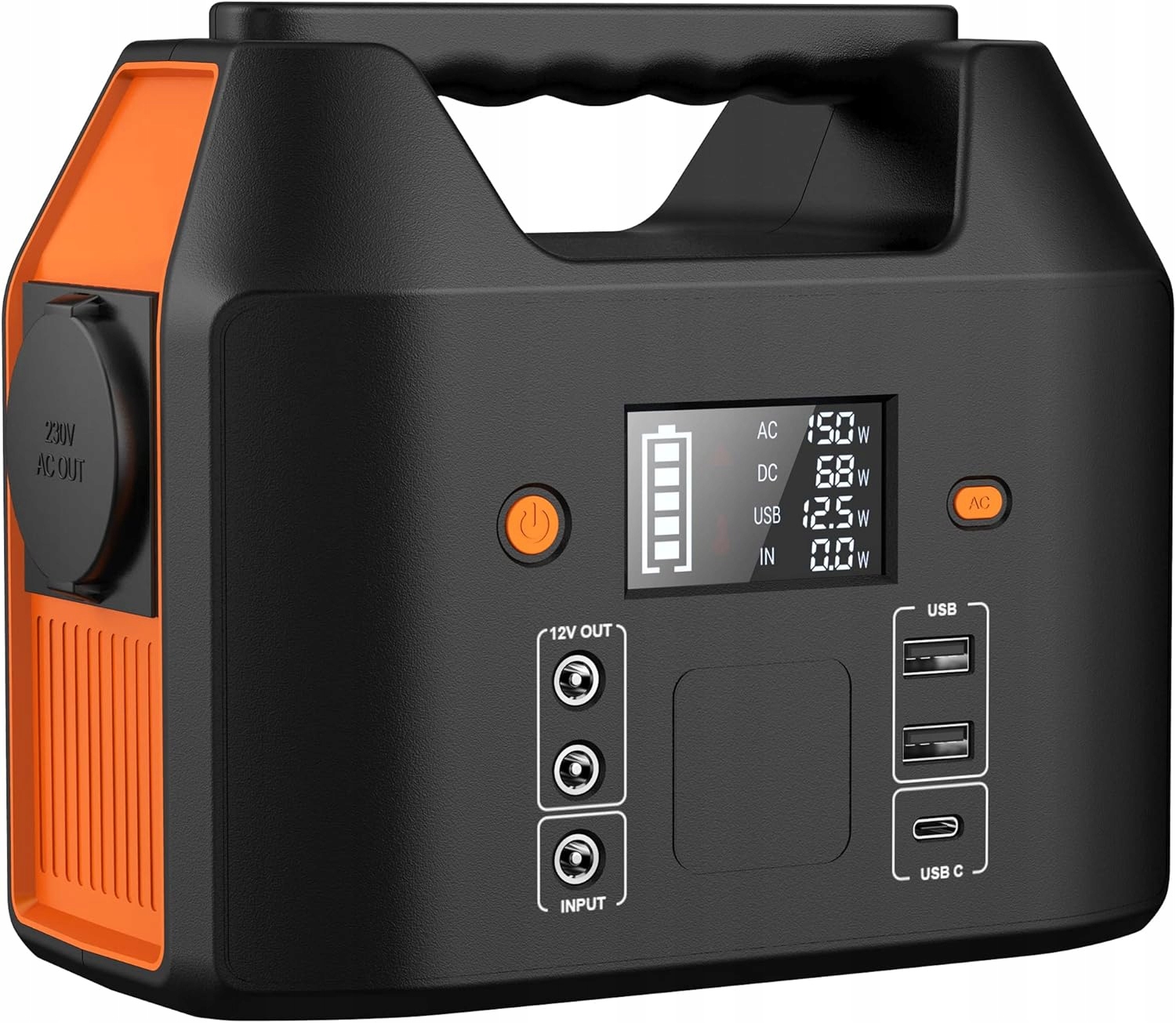 SinKeu R150 Przenośna stacja zasilania 99Wh 150W Ac/dc/usb-c