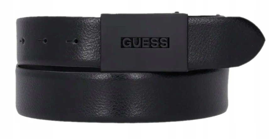 Guess pásek pánský elegantní spona na kolík černá stylový jako dárek L