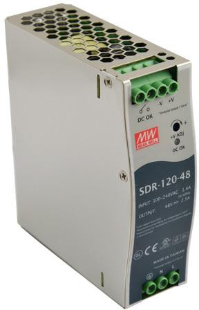 Impulsní Napájecí Zdroj Na Lištu Din Mean Well SDR-120-48