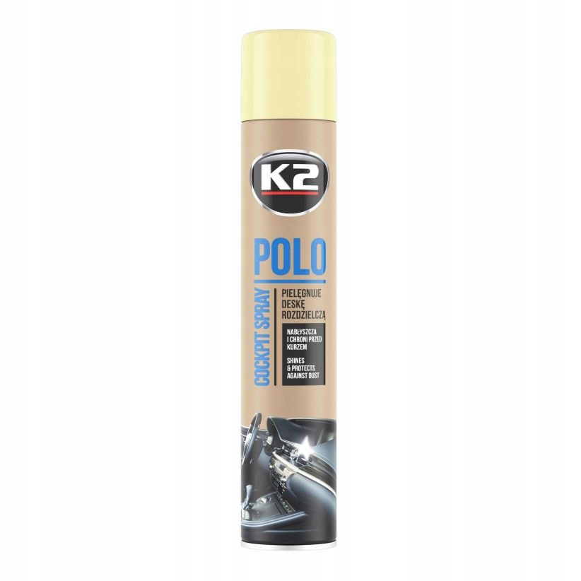 Spray Do Pielęgnacji Deski Rozdzielczej 750ML K2 Polo Cocpit Wanilia