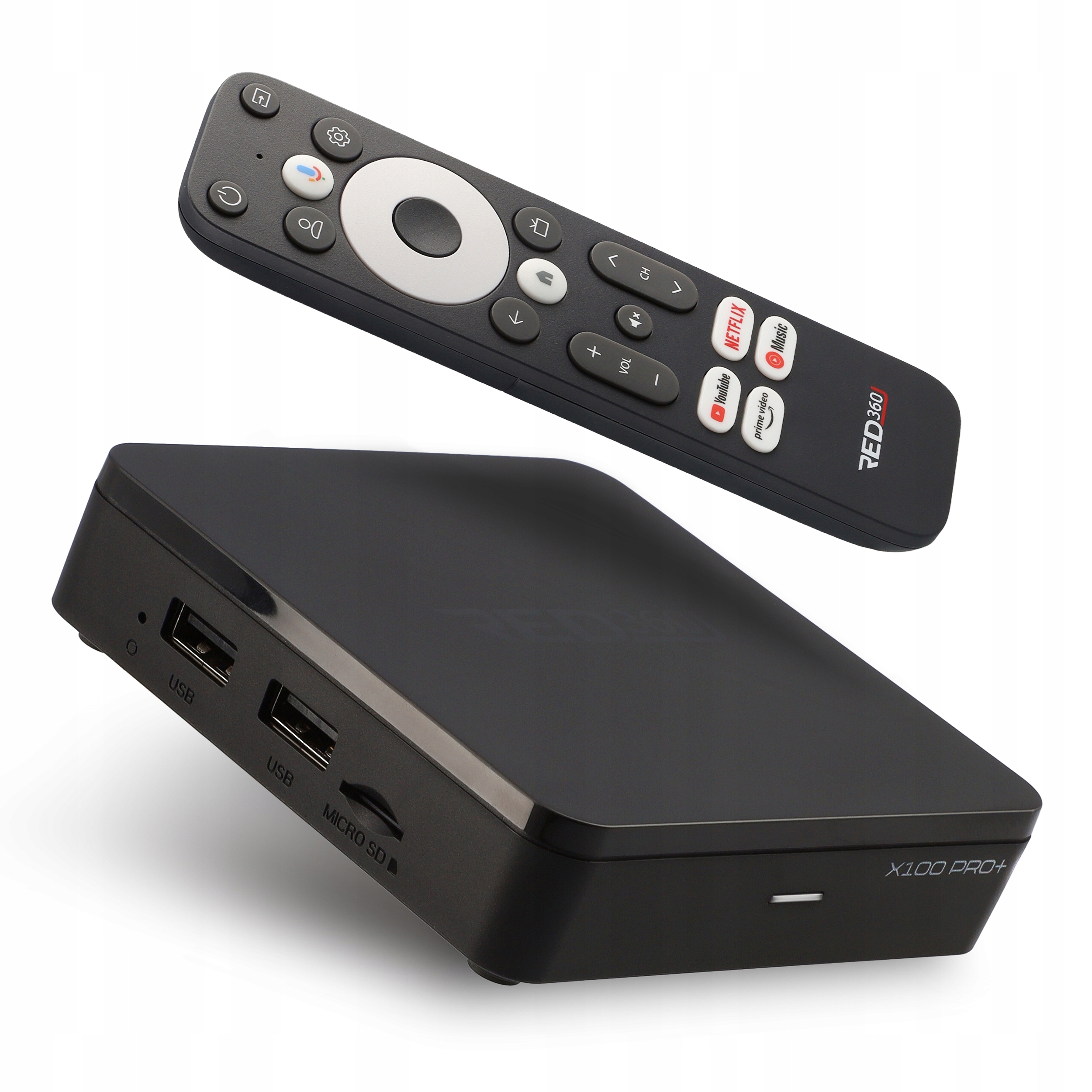 Smart Tv Box Opticum Red 360 X100 Pro+ 4K Uhd Android Tv Box Model 2025