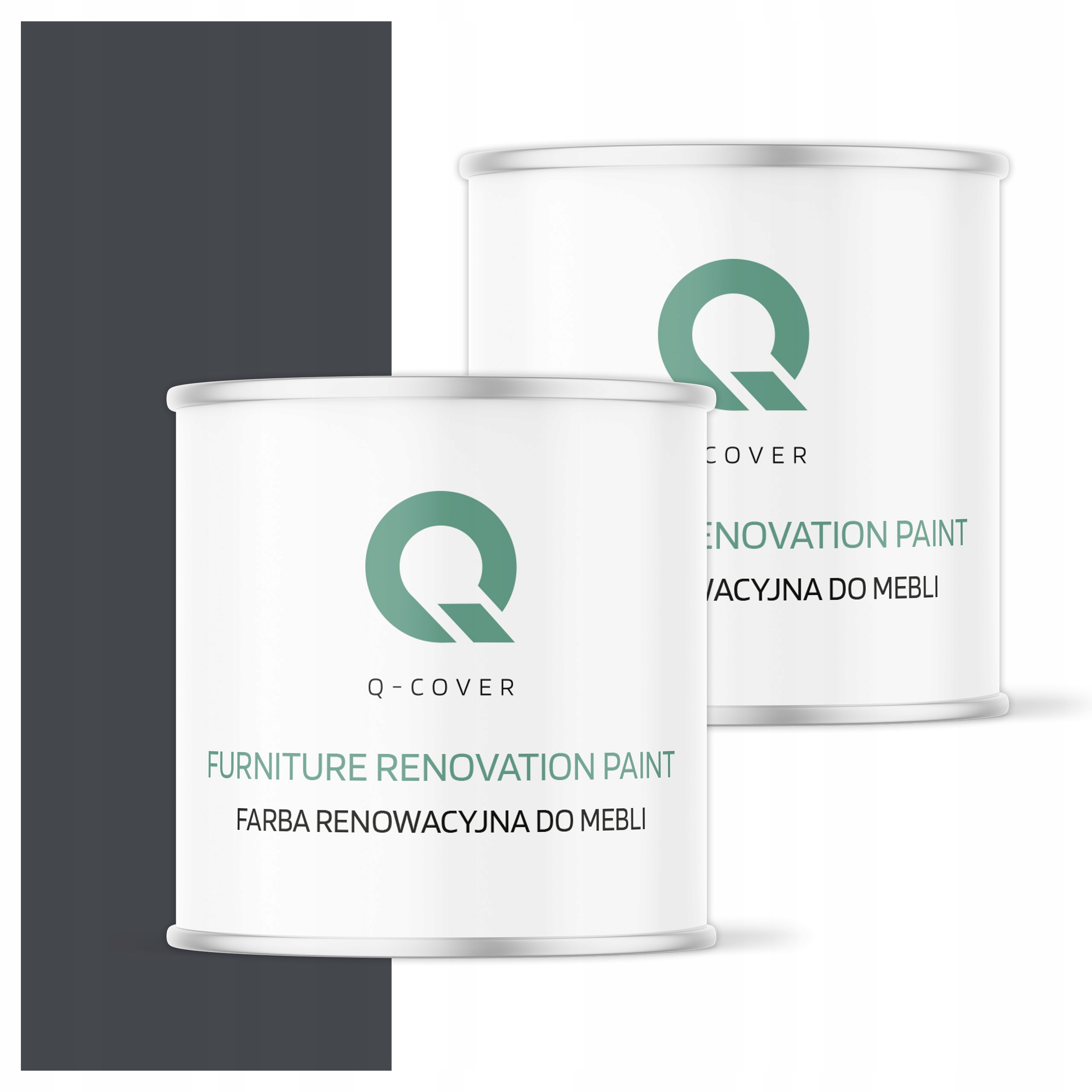 Farba na renováciu nábytku Mdf drevo Ozdobná Grafitová Ral 7024 Mat 2,5L