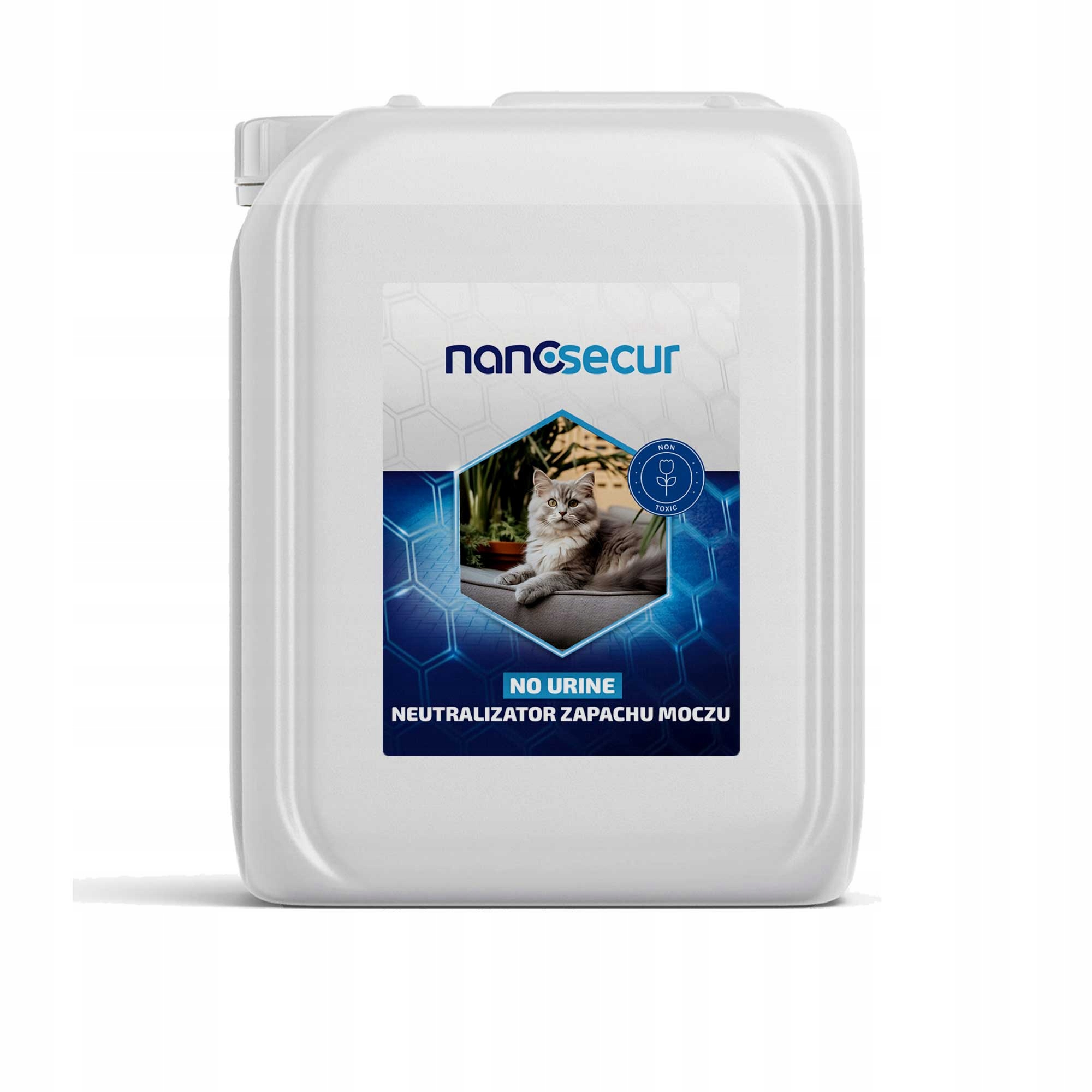 Nanosecur No Urine neutralizátor nepříjemného zápachu moči kočky 5 litrů