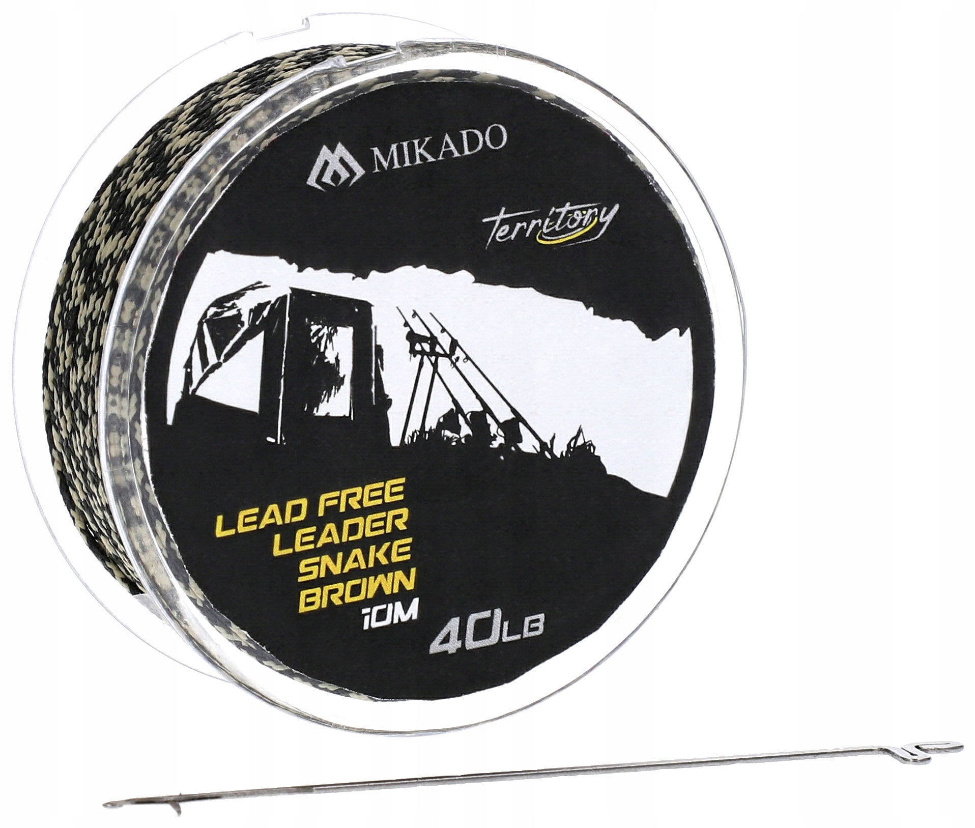 Mikado - PRZYPON - LEAD FREE LEADER - 40lbs/10m - JASNY CAMO - op.1szt.