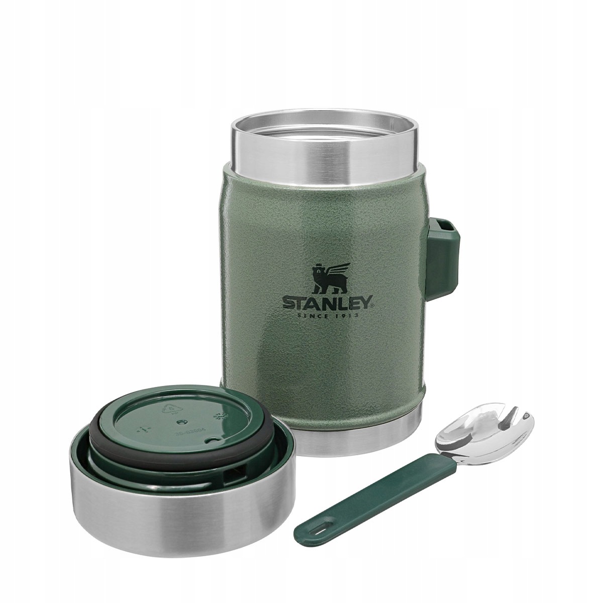 Stanley Termoska na jídlo s příborem Classic 0,4 l Hammertone Green