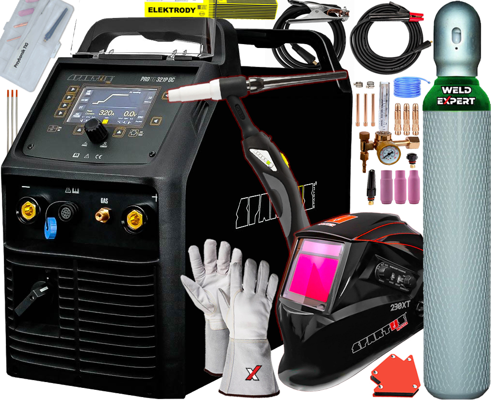 Svářečka Spartus Tig DC 320A Puls 400V Spot Mma