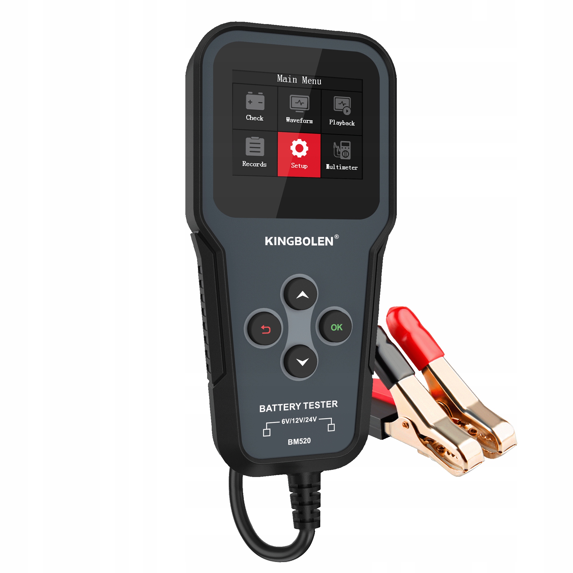 TESTER DO AKUMULATORÓW BATERII 6V 12V 24V 2-220AH Marka inna