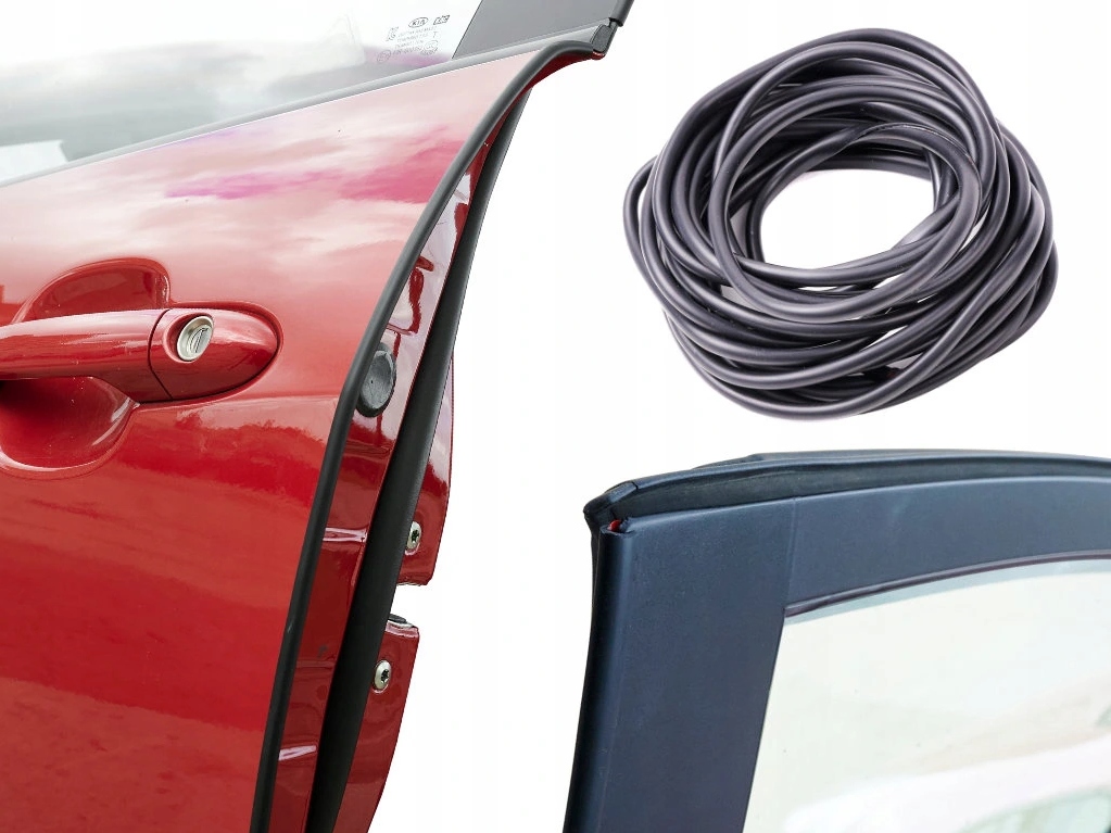 PROFIL OSŁONA KRAWĘDZI DRZWI NA RANT ODBOJNIK SAMOCHODU AUTA CZARNY 5m EAN (GTIN) 5904252694374