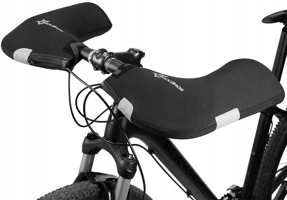 Rockbros Rękawice na Kierownicę Zimowe Wiatroszczelne Motocykl Skuter L