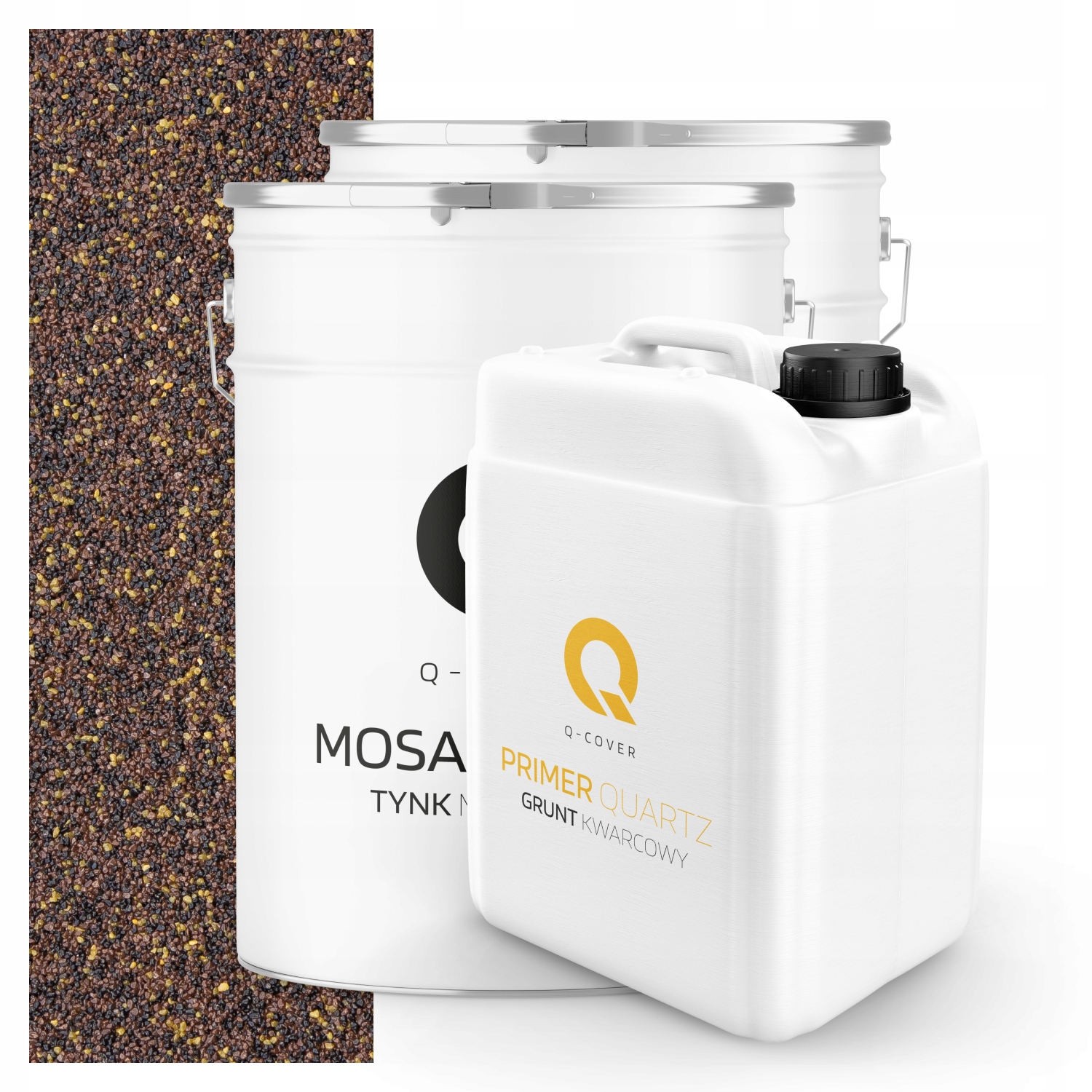 Mozaiková Omítka Hnědá Tmavá M82 Ozdobná Venkovní 2 x 25 Kg Půda 13 m2