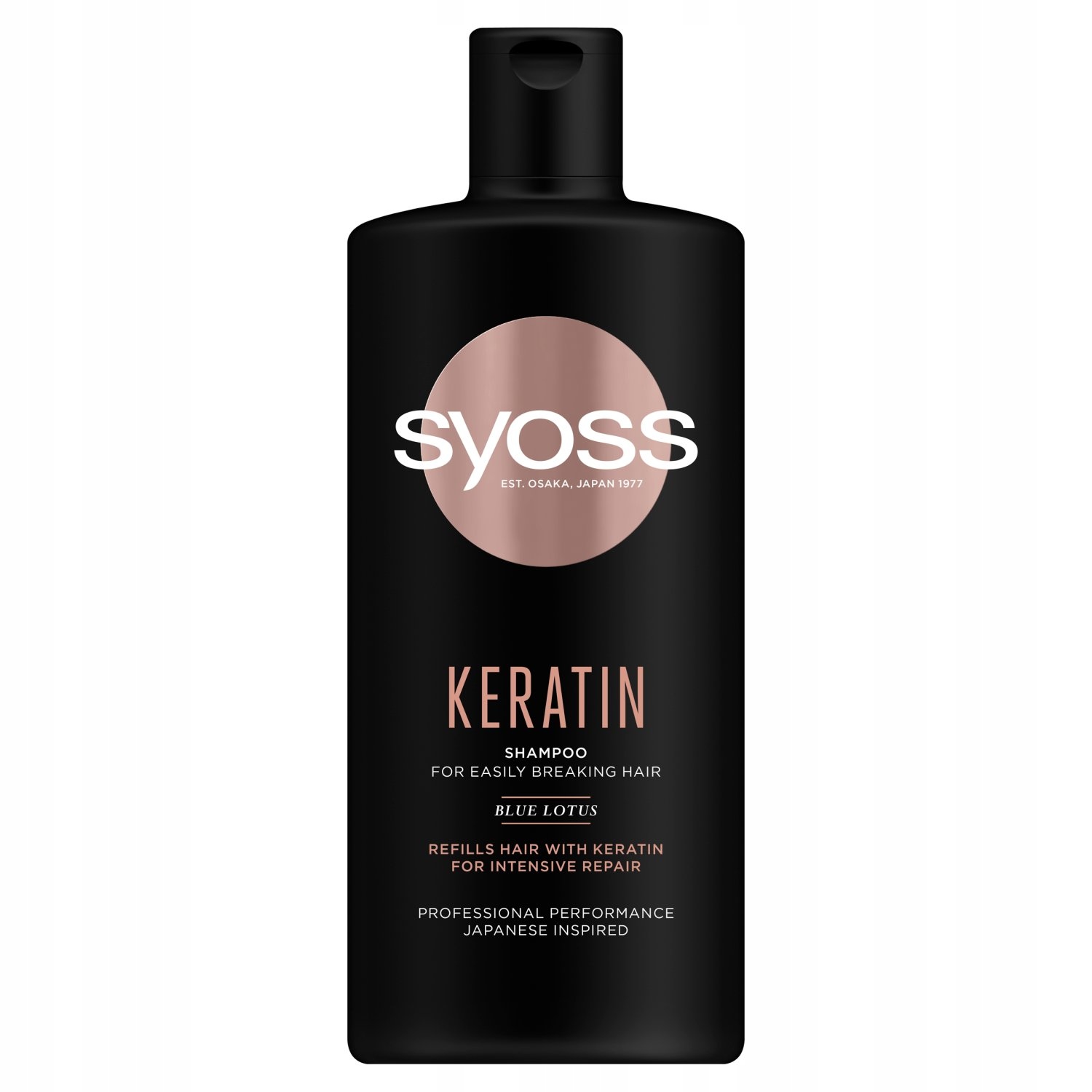 

Syoss Keratin szampon do włosów łamliwych 440ml