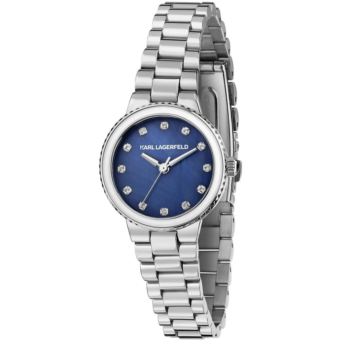 Dámské hodinky Karl Lagerfeld R0553104513 Zirkony stříbrné