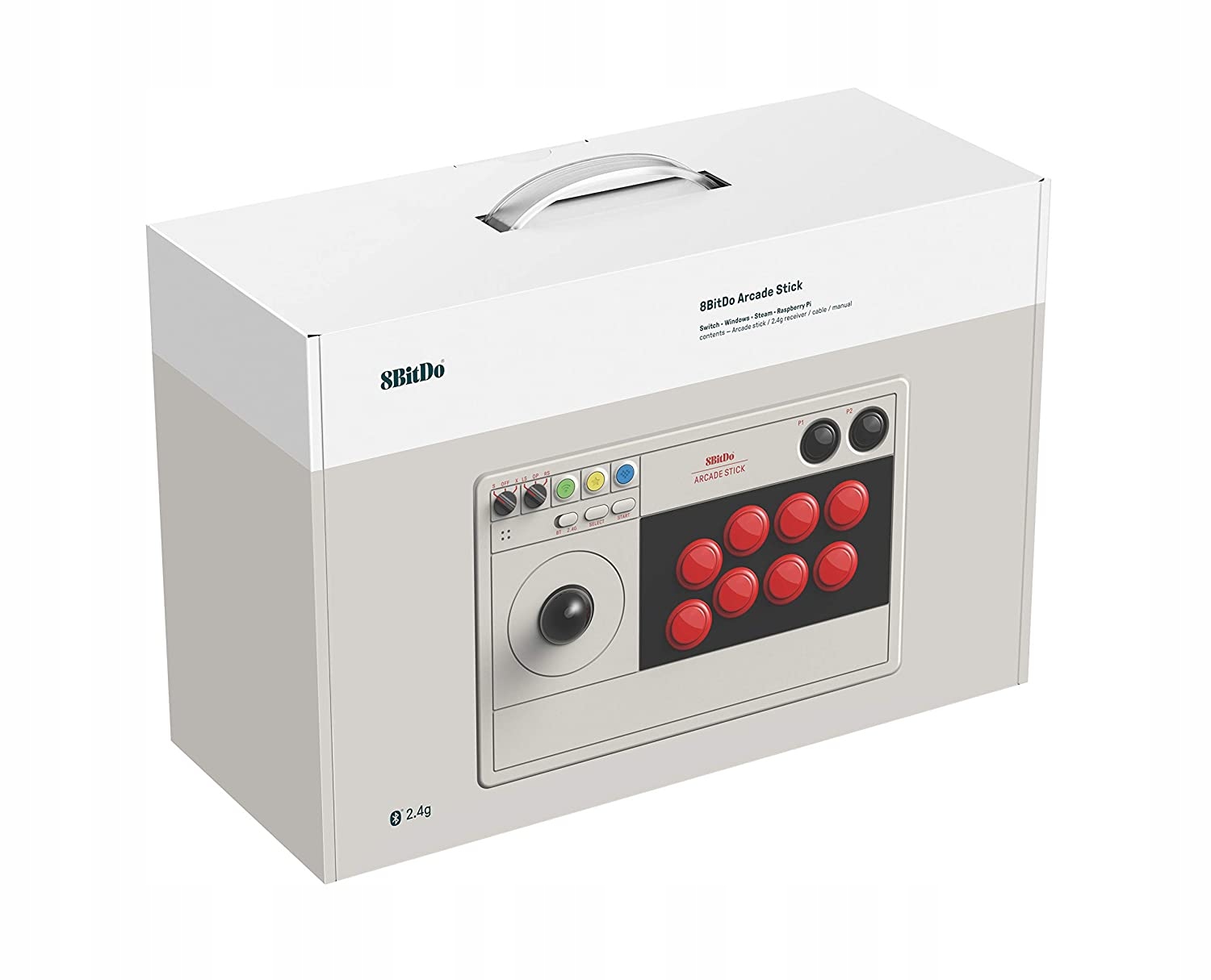 8BitDo Arcade Stick 2.4G BT USB Joystick PC Switch Marka 8Bitdo