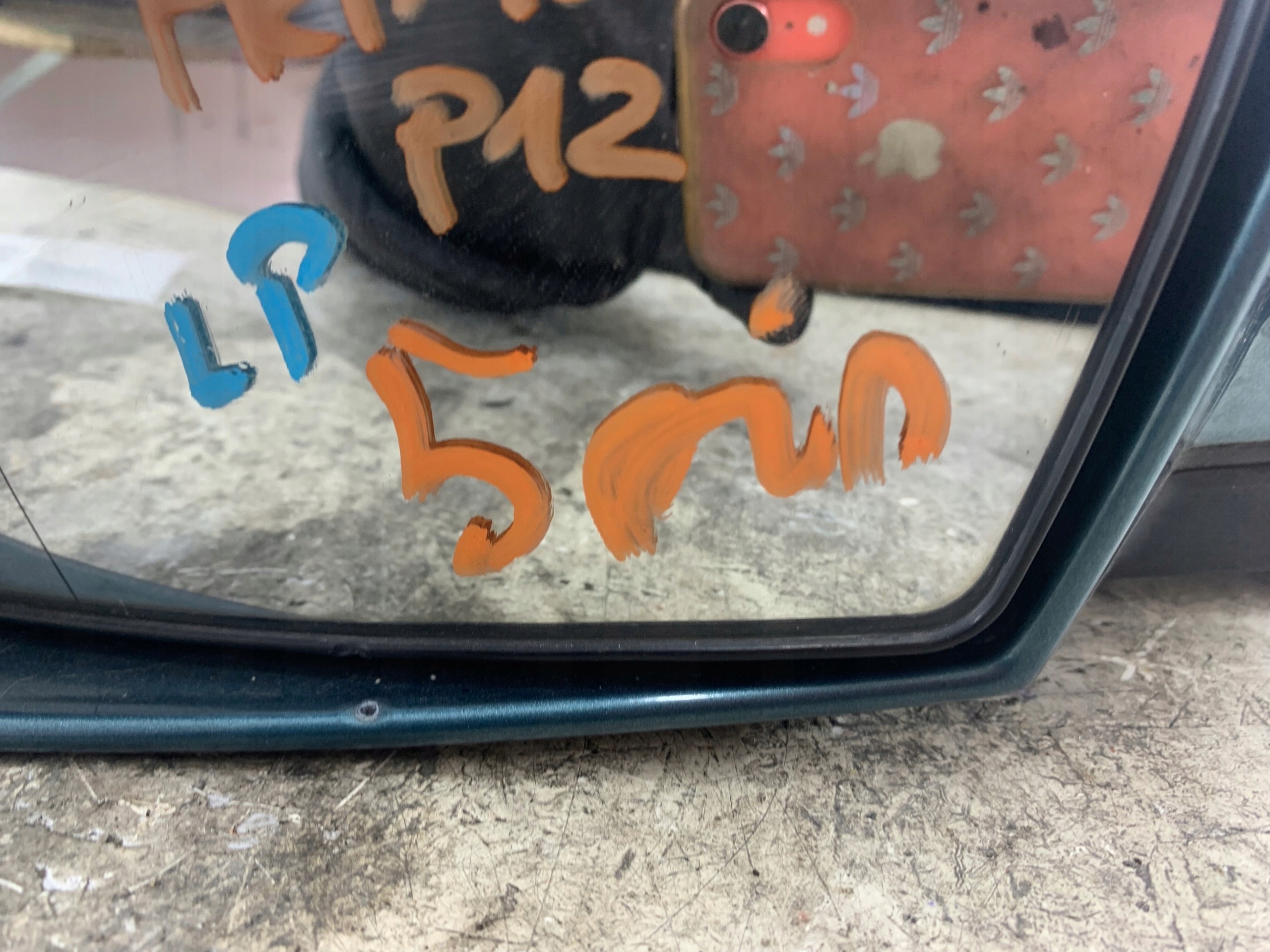 NISSAN PRIMERA P12 LIFT mirror left 5 PIN blue
