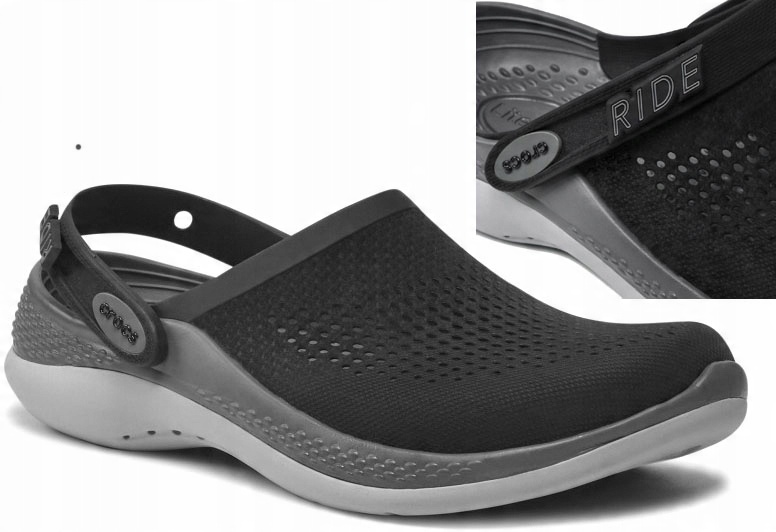 

Klapki Męskie Crocs Literide Clog Czarne R. 46-47
