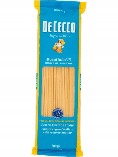 Špagety Bucatini č. 15 500 g DeCecco těstoviny italský