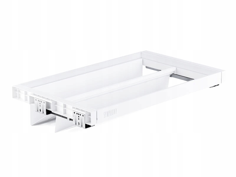 Výsuvná police na boty Symphony koš do šatny Atm bílá L-800