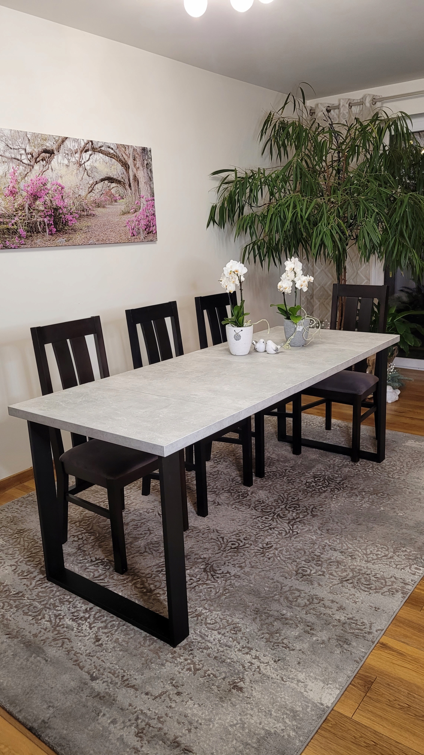 STÓŁ KWADRATOWY ROZKŁADANY- MARS- Głębokość mebla 80 cm