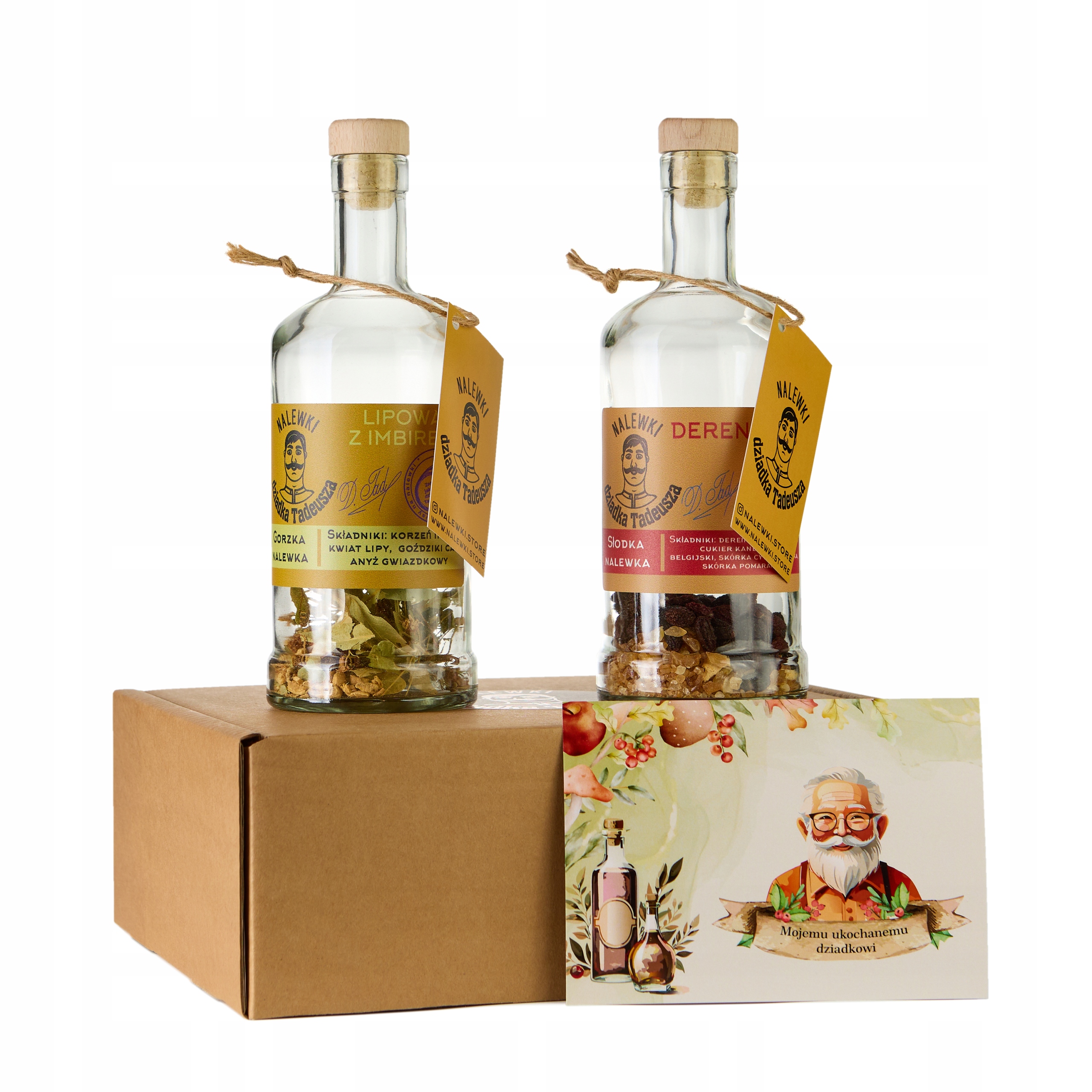 Dárková sada na výrobu tinktur Dárek pro dědečka