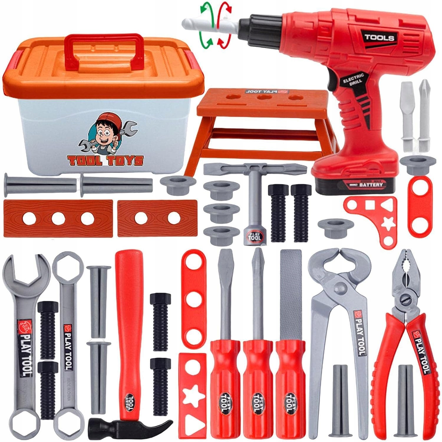 Zestaw narzędzi dla dzieci 42el (W023)