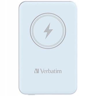 Verbatim, powerbank 5V, 5 000mAh, Mocowanie magnetyczne, niebieska