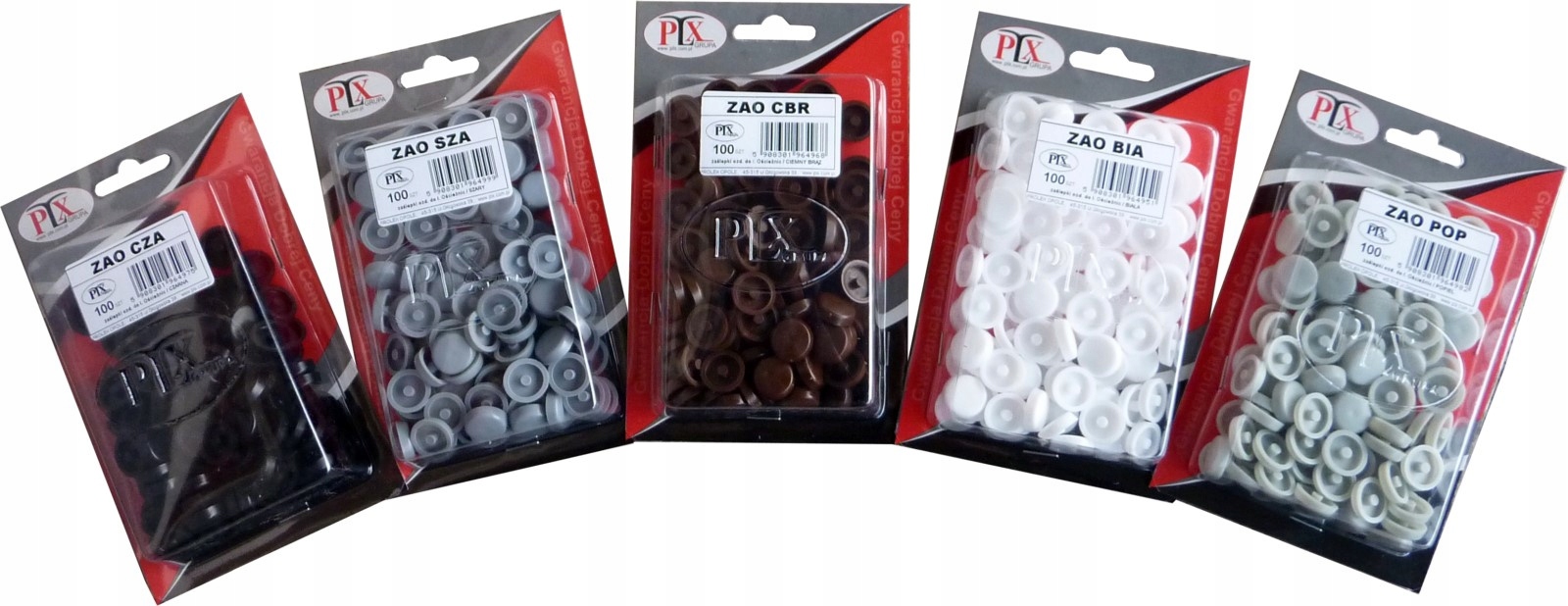 

Zaślepka do łączników ościeżnicowych Czarna 100szt