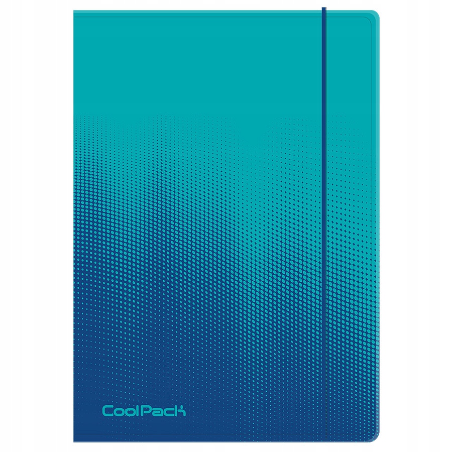 COOLPACK TECZKA SZKOLNA Z GUMKĄ A-4 NIEBIESKA
