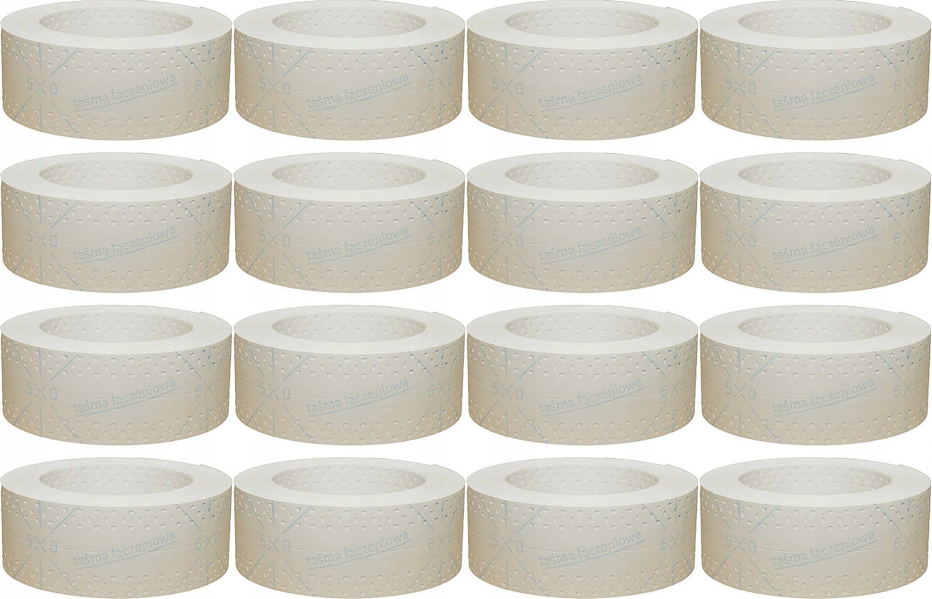16x Taśma Amerykańska Łączeniowa Do Karton Gips Sime Tapes Q25 50mm x 25m