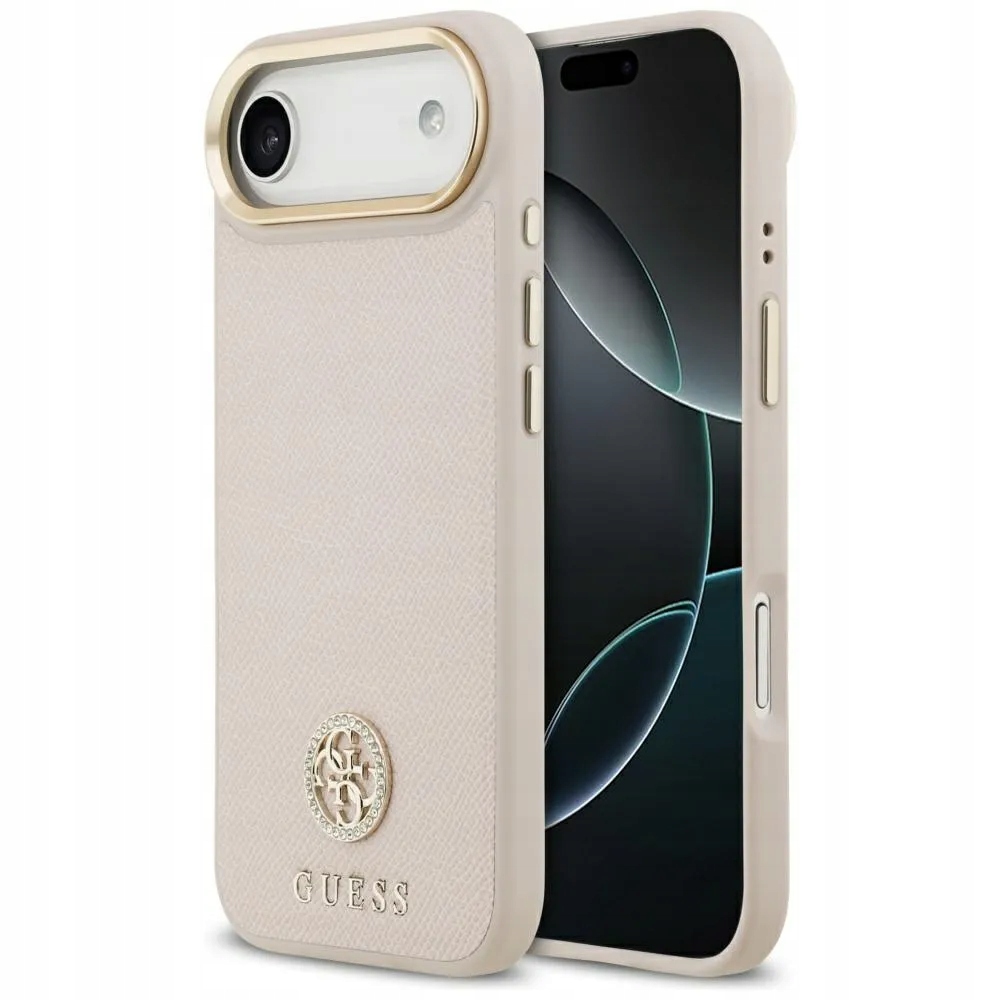 Guess pouzdro pro Iphone 17 Air kompatibilní s MagSafe GUHMP17MPGCRMDEP (pu