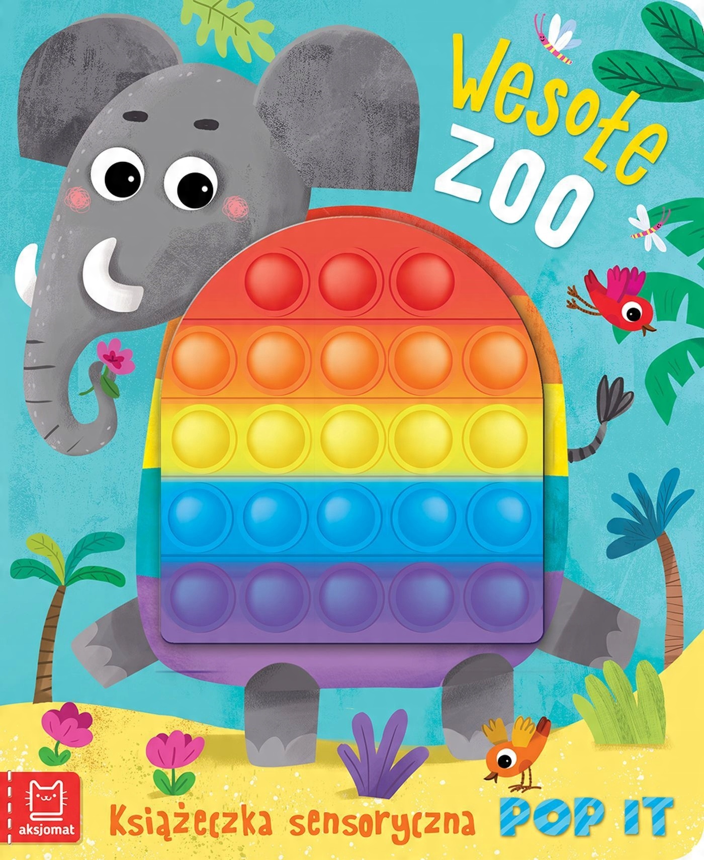 

Wesołe Zoo Książeczka Sensoryczna Z Pop It bąbelki