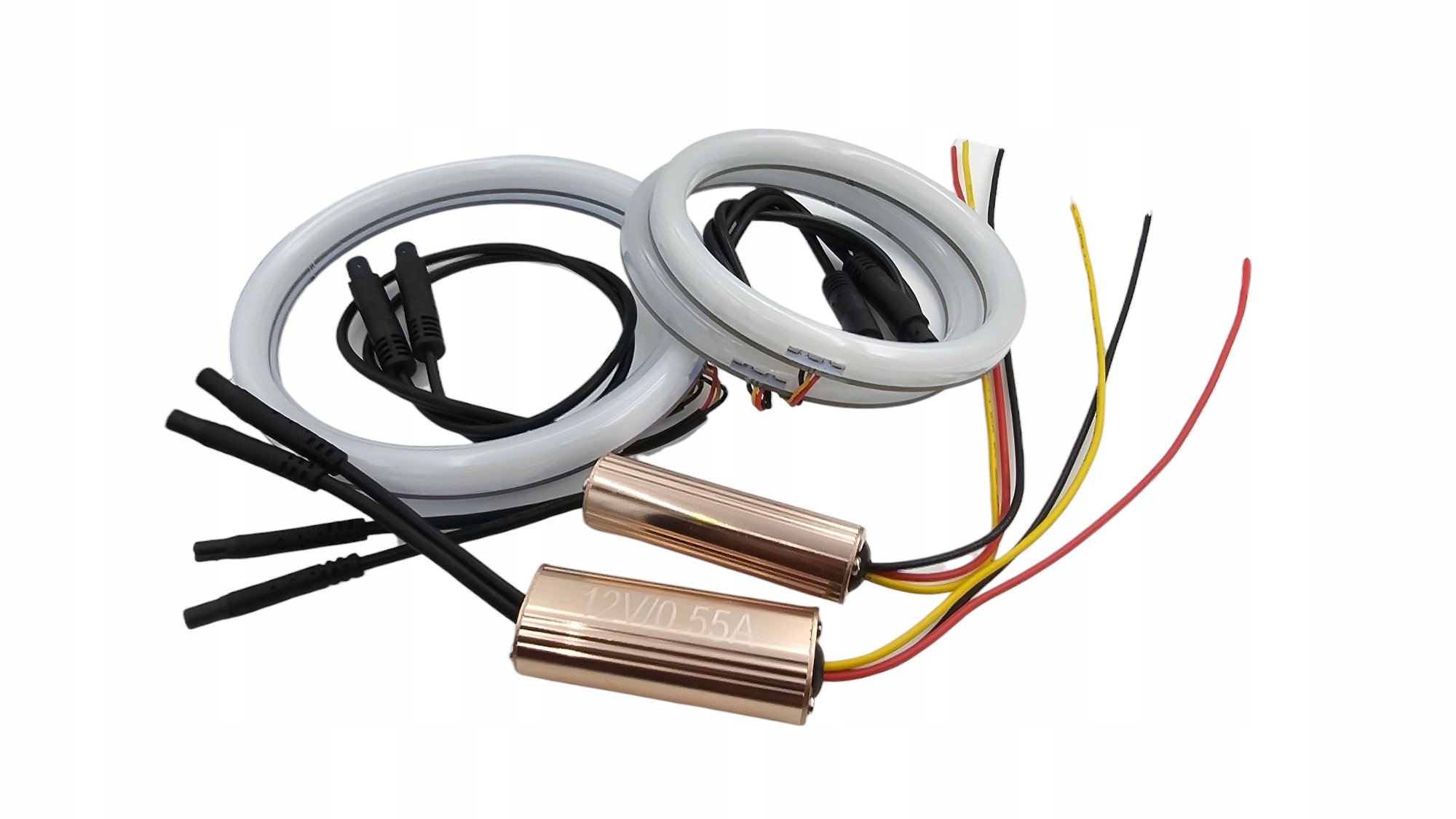 2w1 DUAL COLORS COTTON Ringi LED BMW SERIA 7 E63 95MM X2 110MM X2 Rodzaj LED