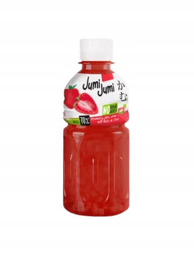 Levně 9x Jumi Jumi Nápoj s jahodovou příchutí s Nata De Coco 70% 320 ml