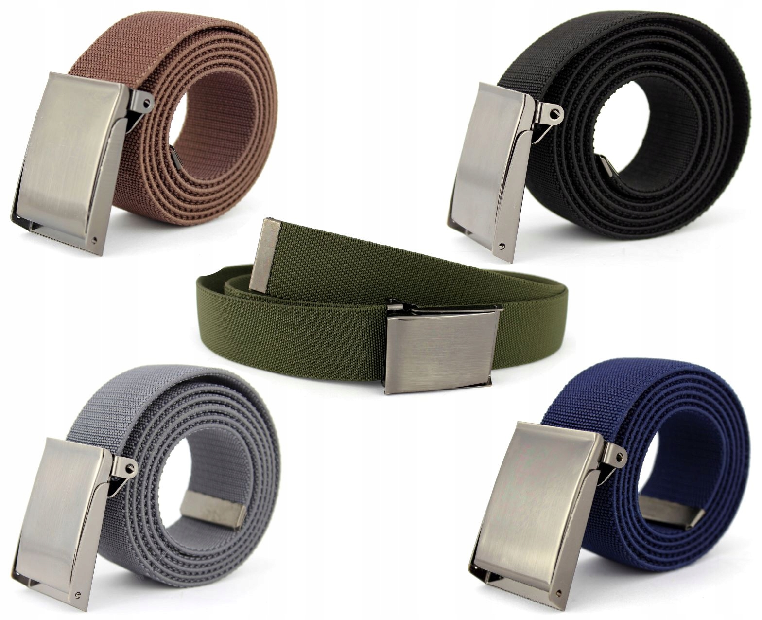 

Pasek do spodni Gumowy-parciany - Klamra Zatrzask