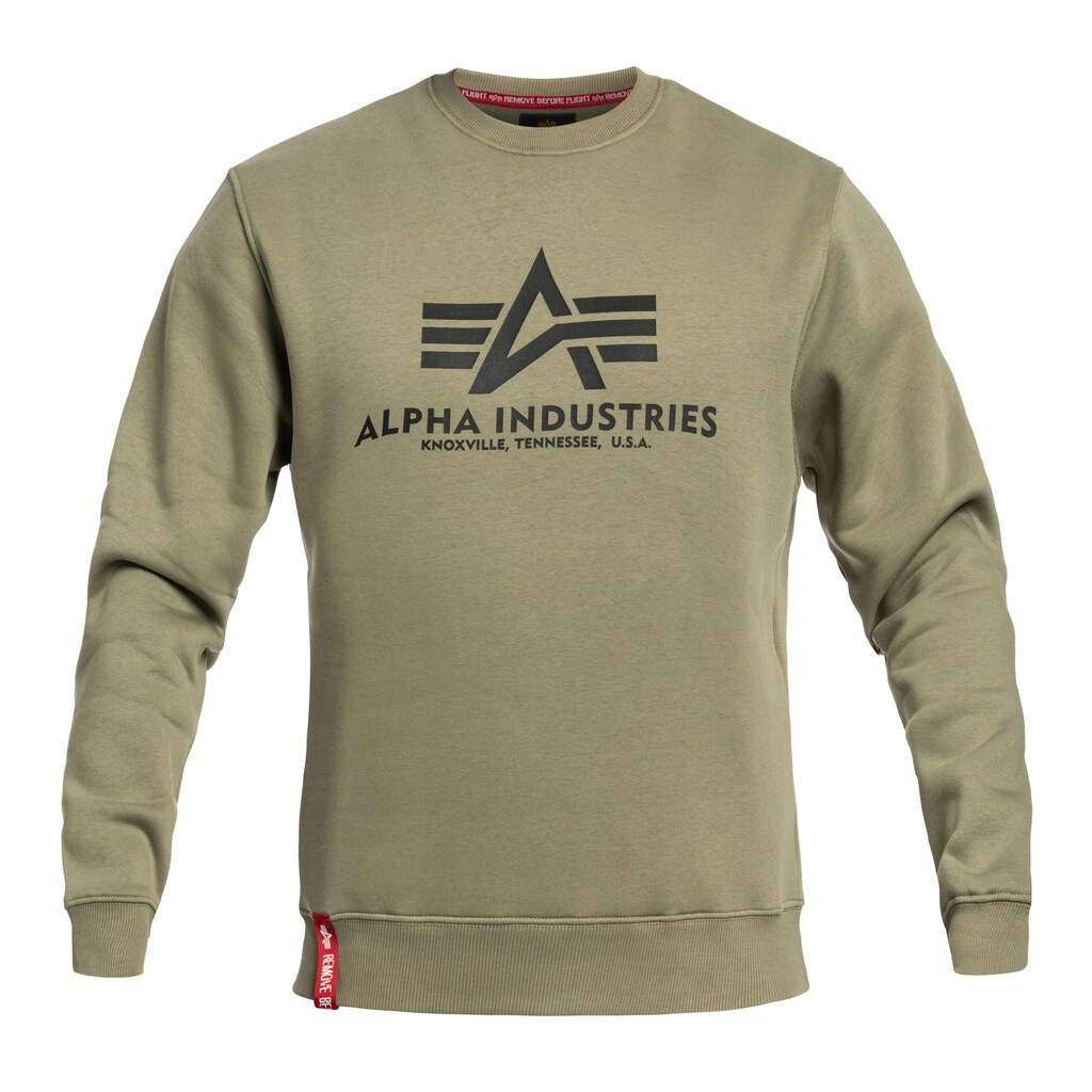 Mikina Alpha Industries Basic Sweater olivová XL