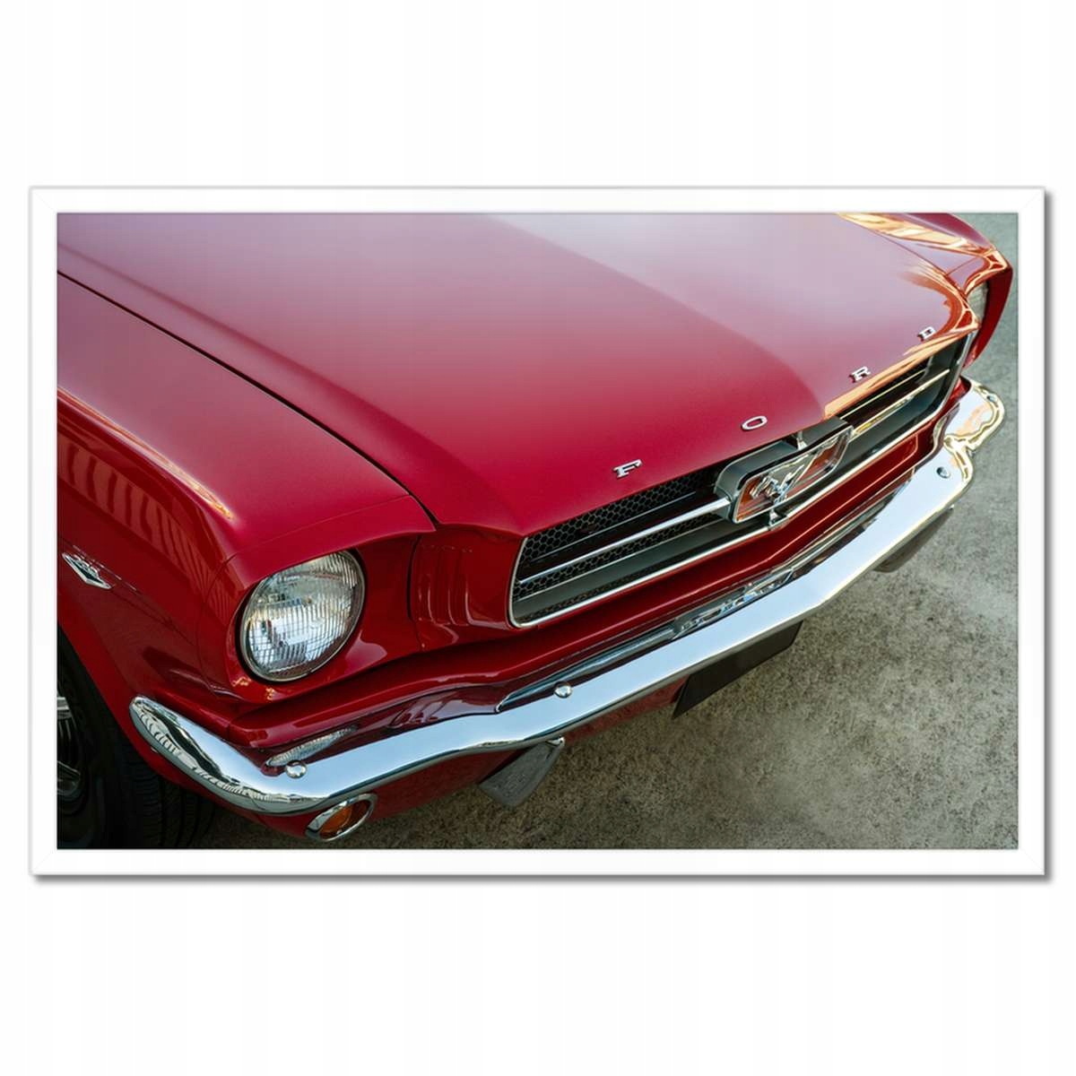 Plakáty v rámu 60x40 Ford Mustang Maska Lampy