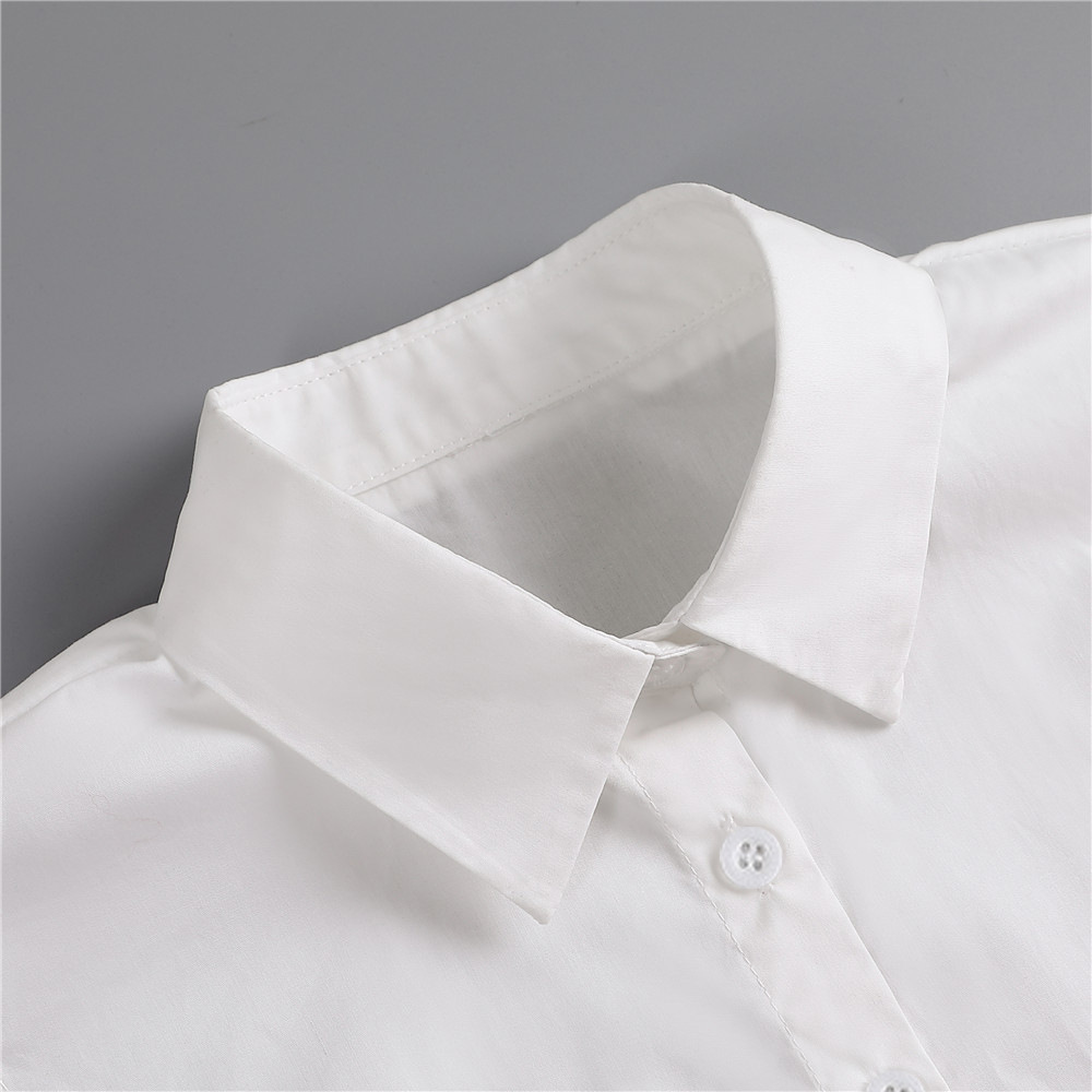 IMITACJA BLUZKI KOSZULI KOŁNIERZYK POD SWETER Materiał dominujący bawełna