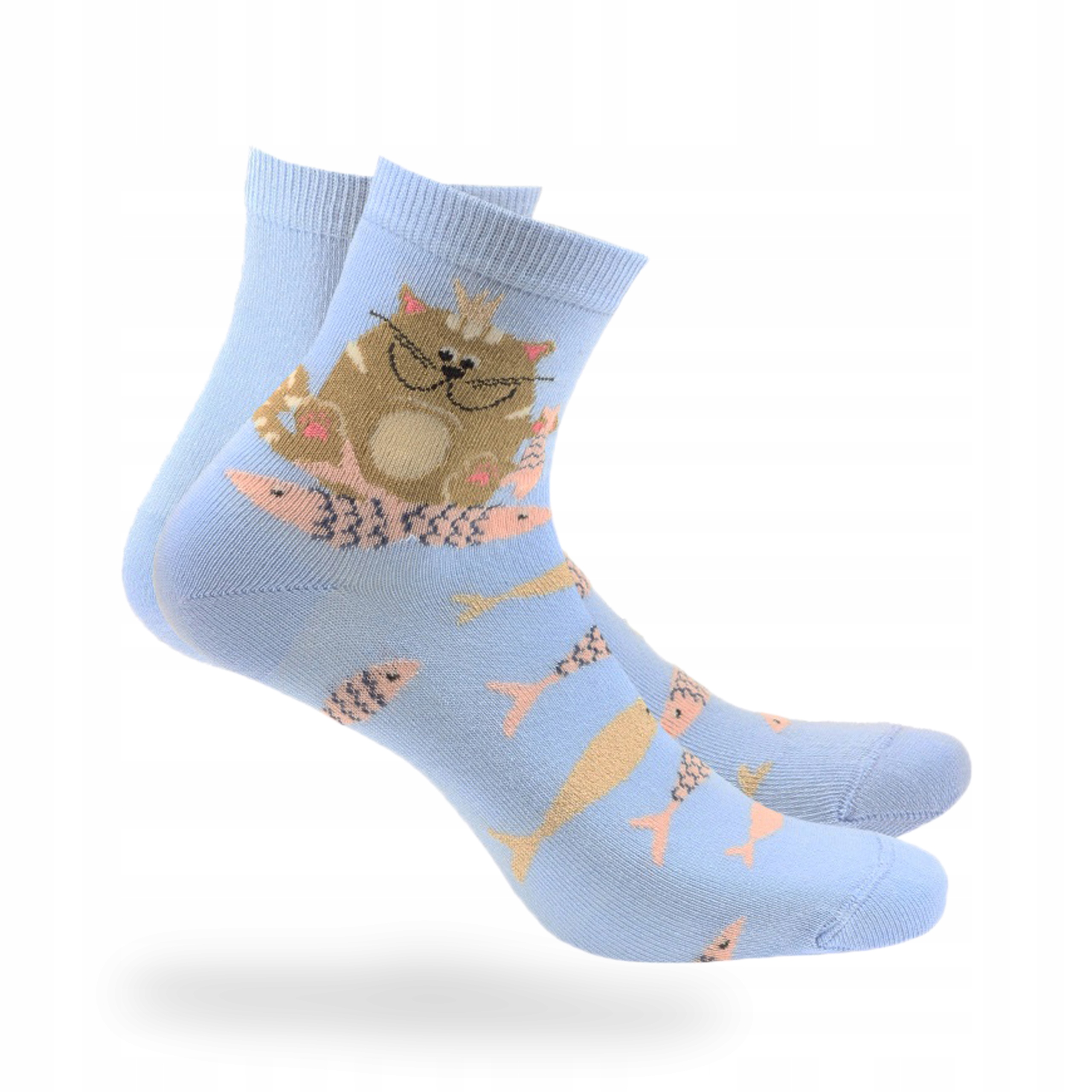 

Damskie skarpety bawełna Wola W84.01P Kot 2 39/41