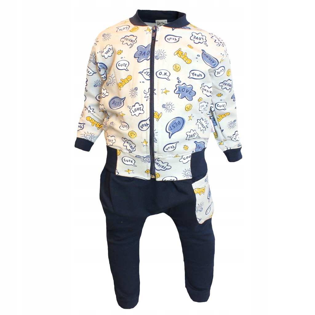 

Komplet dres niemowlęcy dresik bluza spodnie Cool