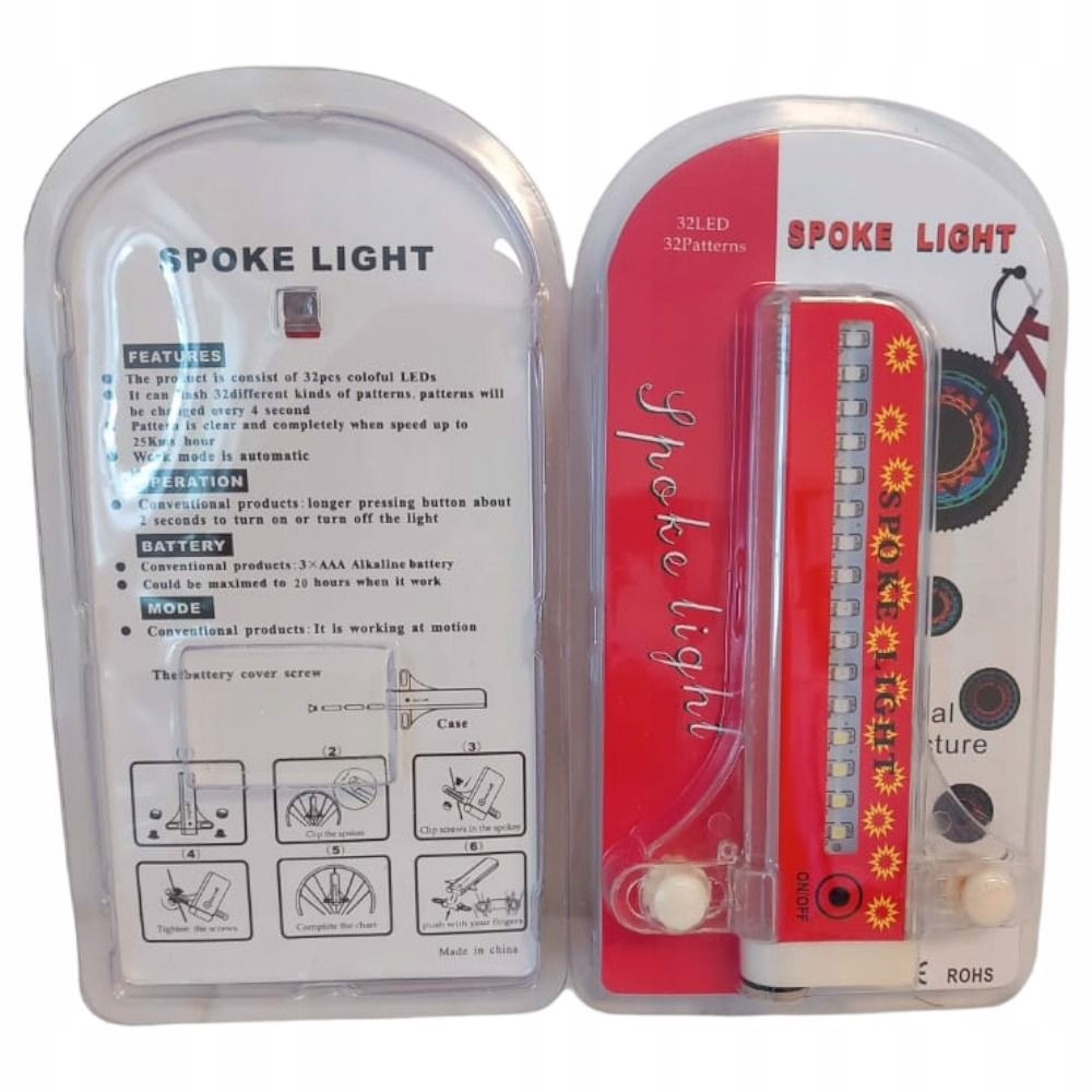 Osvětlení kola Spoke Light Led 2 Ks