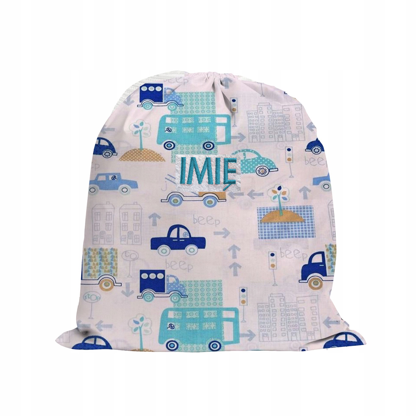 WOREK NA POŚCIEL DO PRZEDSZKOLA IMIĘ HAFT!