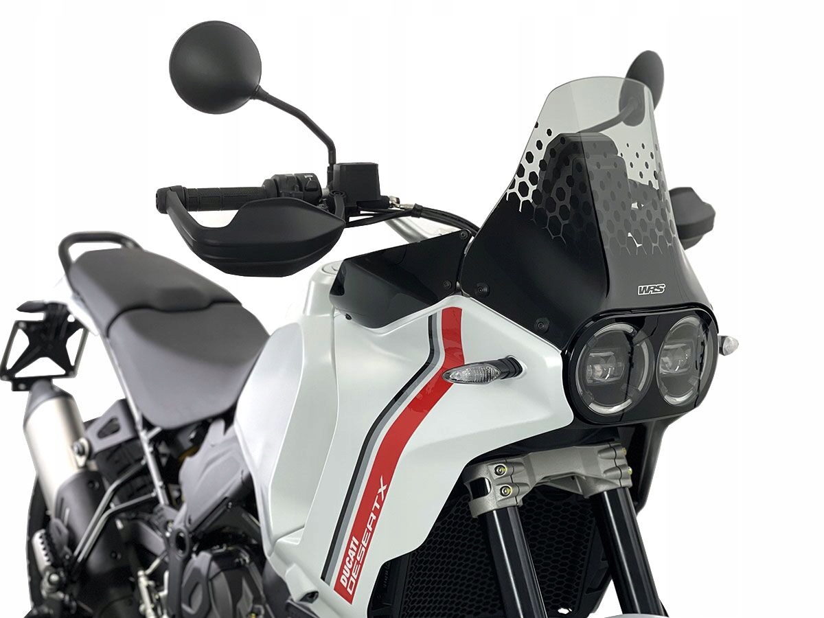 Motocyklové Plexi Wrs Enduro Ducati Desert X Smoke (Dymové)