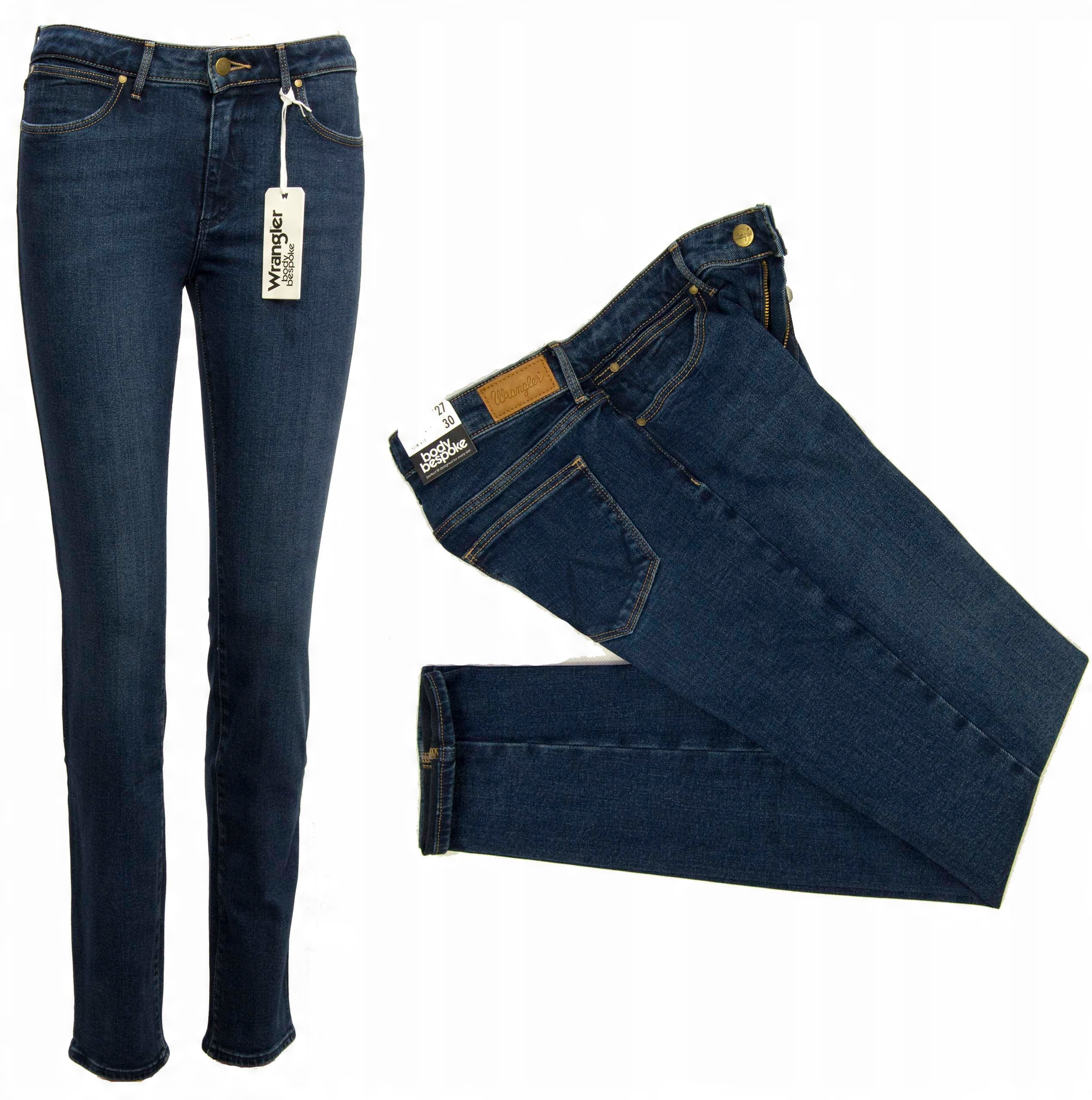 

Wrangler Slim Ink damskie spodnie jeansy W27 L32