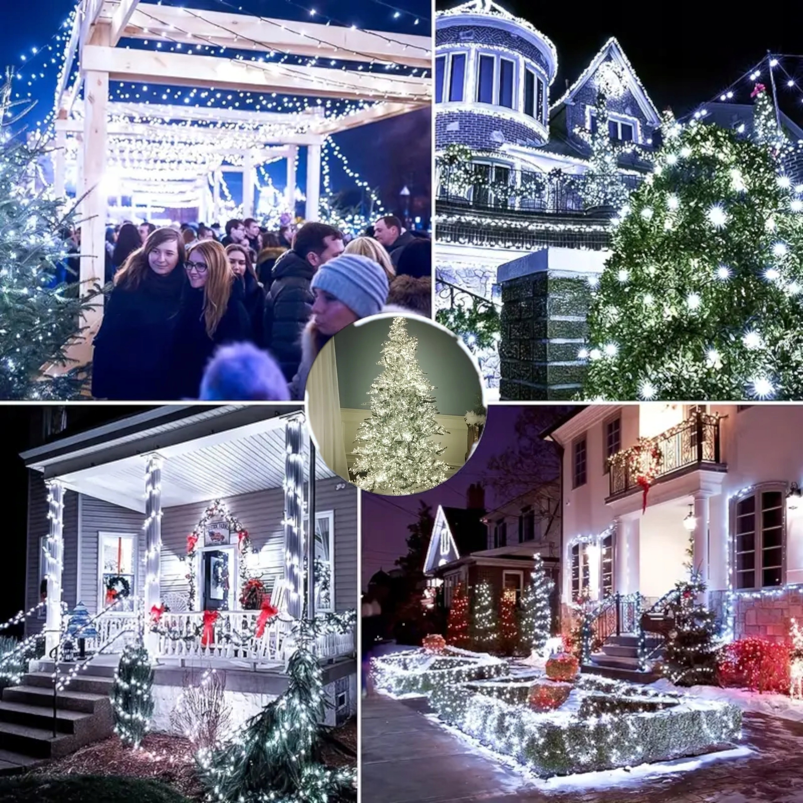 200 LED ZIMNY BIAŁY MOCNE LAMPKI CHOINKOWE ZEWNĘTRZNE WEWNĘTRZNE ŚWIĄTECZNE Stan opakowania oryginalne