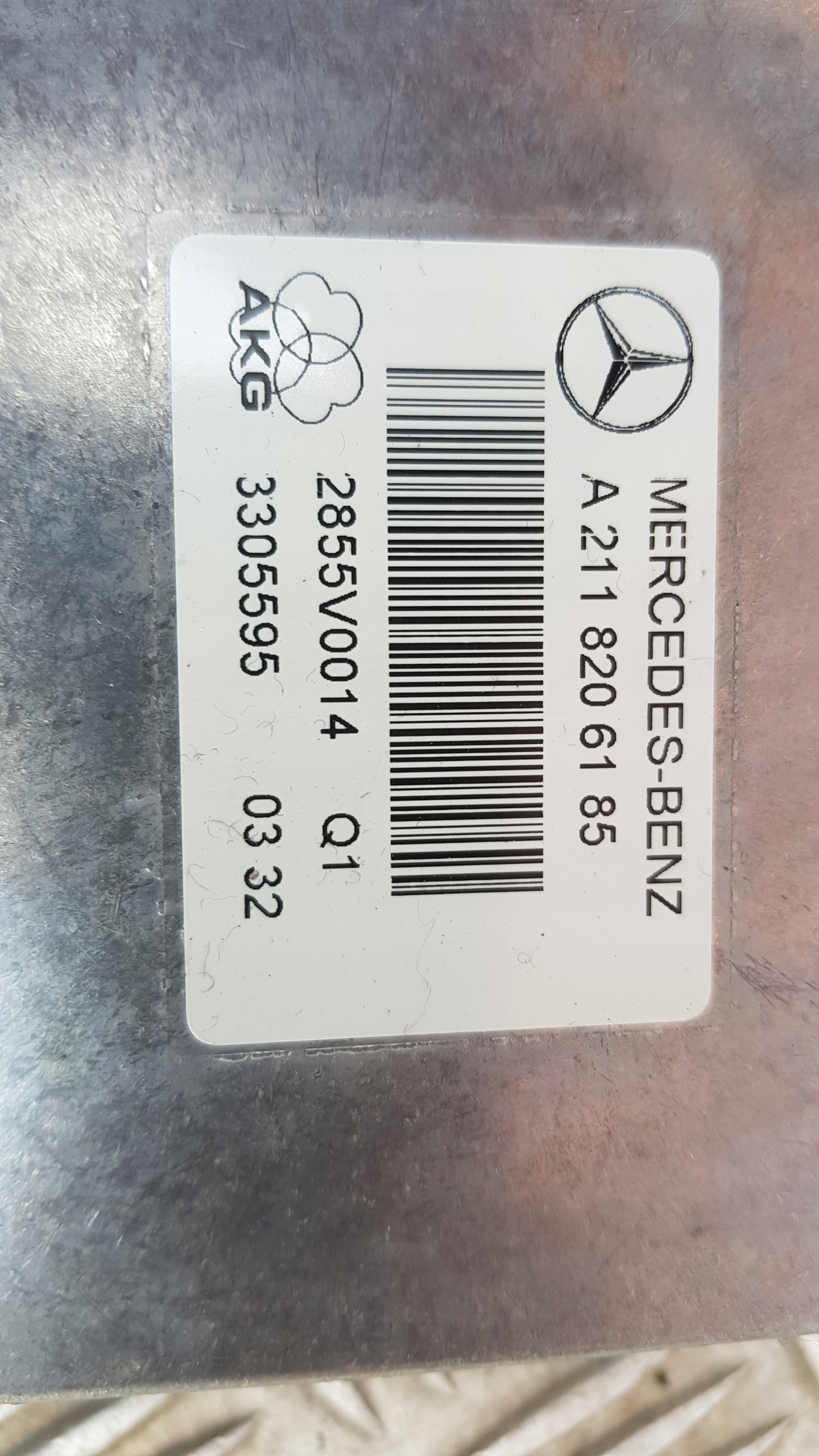 MERCEDES W211 control unit module TELEFONU A2118206185